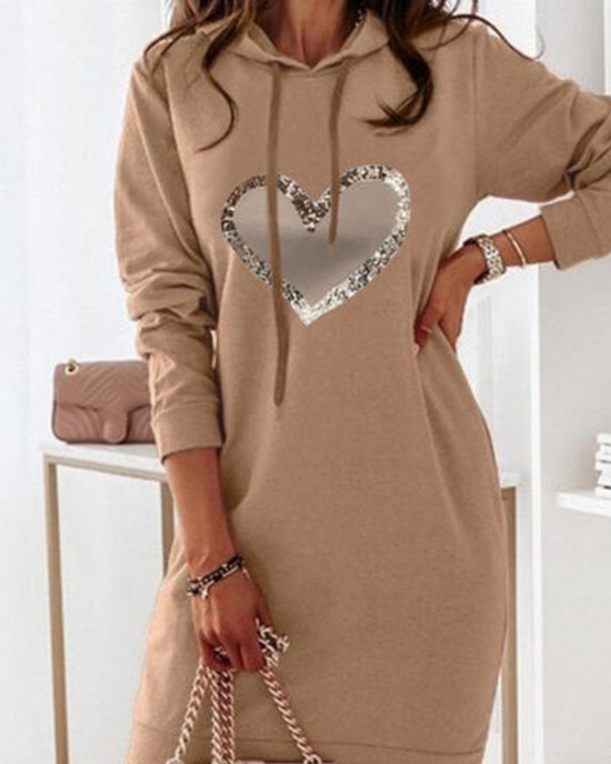 women's long sleeve dress HF1601-03-03