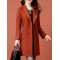 Loose fitting Korean suit collar alpaca wool jacket HF2320-02-01